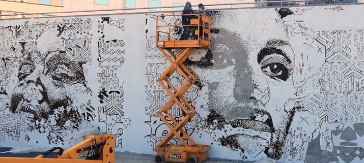 time lapse la défense vhils